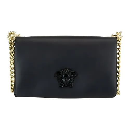 VERSACE Кожа Сумка через плечо Женская Черная