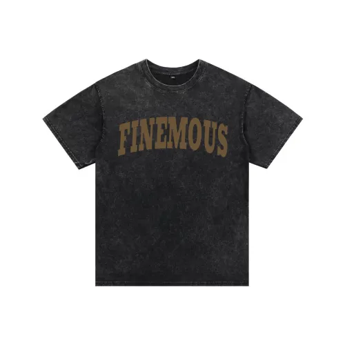 HIPHOPPUNKS Черный Washed Потертый Унисекс T-рубашка