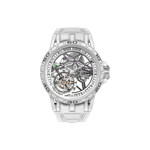 Roger Dubuis Мужские часы Kings Racing Series с ручным заводом, 45 мм, с механизмом, с черепом