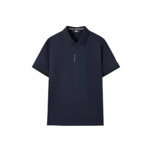 Поло Мужское Темно-Синий от KARL LAGERFELD