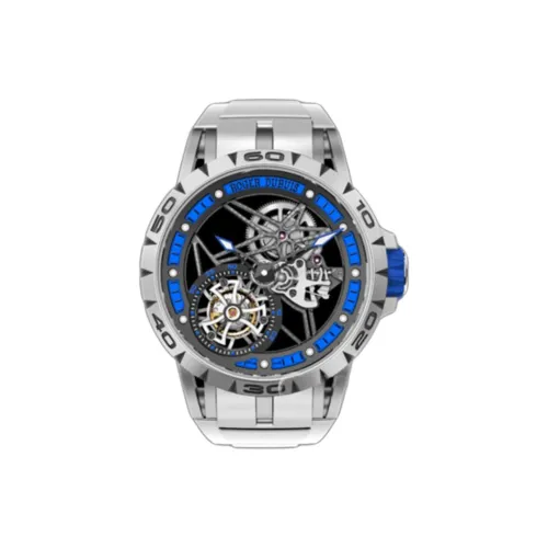 Roger Dubuis Мужские часы Kings Series с ручным заводом, механический, 45 мм, с открытым механизмом