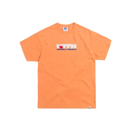 KITH x Russell Athletic Футболка Мужская Оранжевая