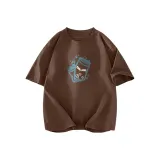 [100% cotton] Кофейный (Tb Happy Elf Логотип на груди)