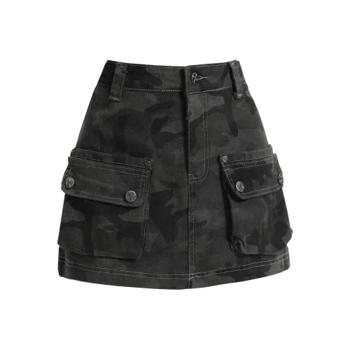 Белый медведь Джинсовые короткие юбки Женские