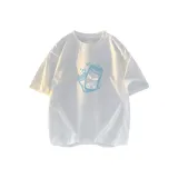 [100% cotton] Белый (Tb Happy Elf Логотип на груди)