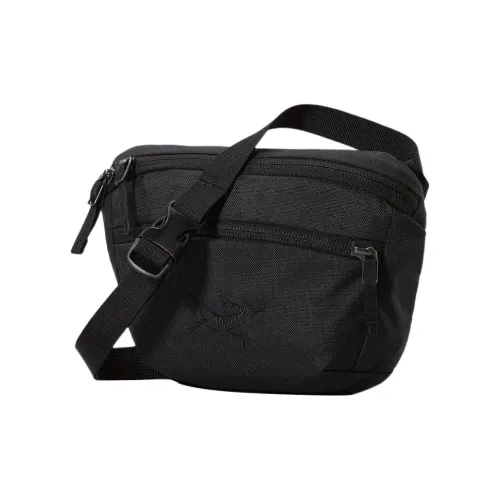 Arcteryx 1,5L Туристические сумки Переработанный полиэстер Черный Унисекс