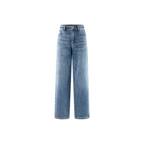 A21 Средне-голубые Женские Джинсы