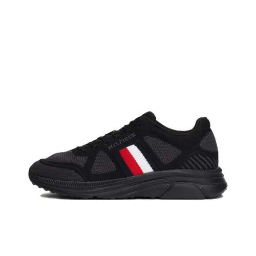 Tommy Hilfiger TRAINERS Беговые кроссовки Низкий Топ Черный Мужской