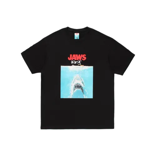 WACKO MARIA x JAWS Фильм "Большая белая акула" Коллаборация SS25 T-рубашка Унисекс