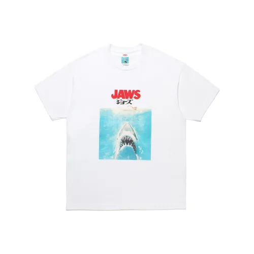 WACKO MARIA x JAWS Фильм "Большая белая акула" Коллаборация SS25 T-рубашка Унисекс