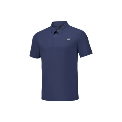 Skechers Comfort Sports Series Морской Синий 02MZ Мужская Поло