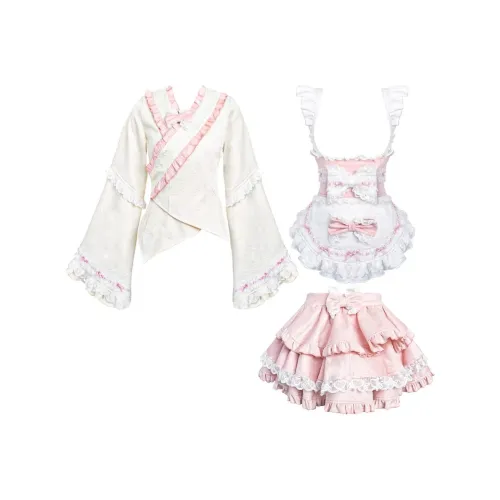 TIBINB Розовый Женские Лолита Платья