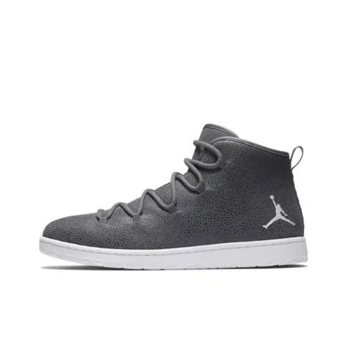 Jordan Air Джордан Galaxy Устойчивый к истиранию MID Баскетбольные кроссовки Мужской Серый Белый