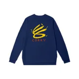 Карри Команда Логотип Длинный рукав Темно-синий