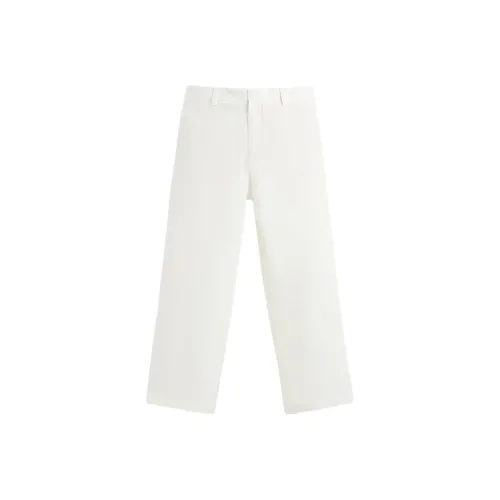 ZARA Белый Мужской Костюмные Штаны