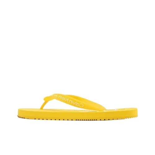CKJ CALVIN KLEIN JEANS Шлепанцы Женские Желтые