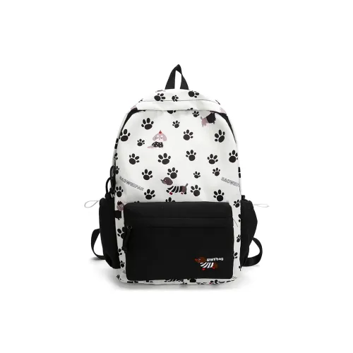 Kaka Tree Нейлон Рюкзак Женские Черный Розовый Небесно-Синий Озерно-Синий Желтый