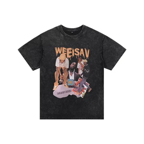 HIPHOPPUNKS Черная промытая состаренная унисекс футболка