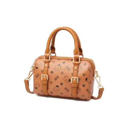 AOKANG ПВХ Бостон Сумка через плечо Сумка Маленькая Женская Многоцветная