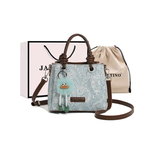 JANITINO ПУ (полиуретан) Сумка Большая Женская Синяя