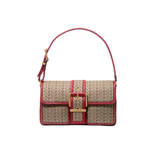 MICHAEL KORS Colby Полиэстер Сумка через плечо Средняя Женская Темно-красная