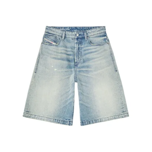 DIESEL Джинсовые шорты Женские Светло-синие