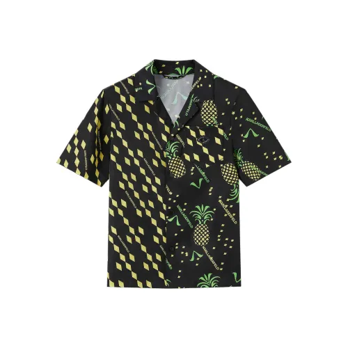 Karl Lagerfeld Рубашка Мужская Черная