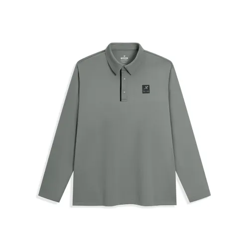 XTEP Military Gray Мужская Поло