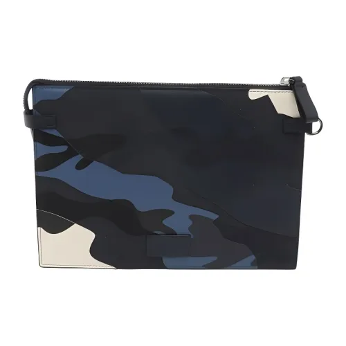 Valentino Клатч из коровьей кожи стандартный унисекс черный