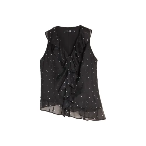 ELLE Черно-белая панда Женские рубашки