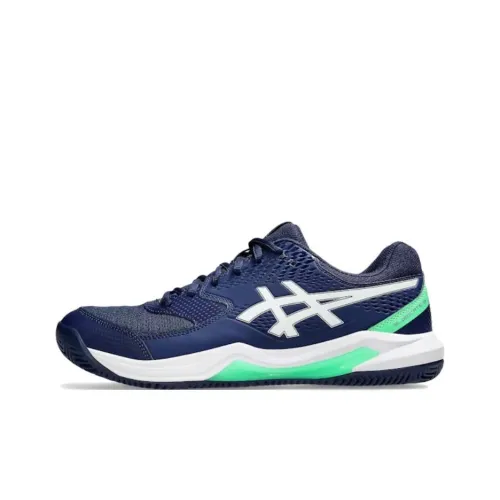 Asics Gel Dedicate 8 Износостойкий и Легкий Низкий Топ Кроссовки для тенниса Мужские Синие