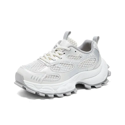 La Chapelle Slip-resistant Abrasion-resistant Low Top Footwear Women's Silver Ла Шапель Противоскользящие Устойчивые к истиранию Низкие Кроссовки Женские Серебристые
