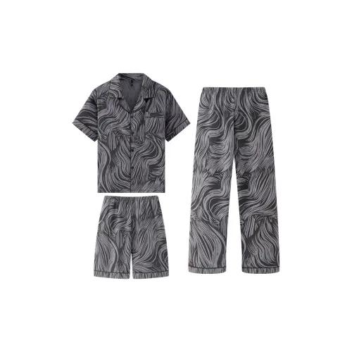 Gongdie Серый Мужской Пижамный Комплект