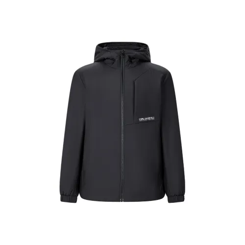 Пуховая куртка KARL LAGERFELD Мужская Черная