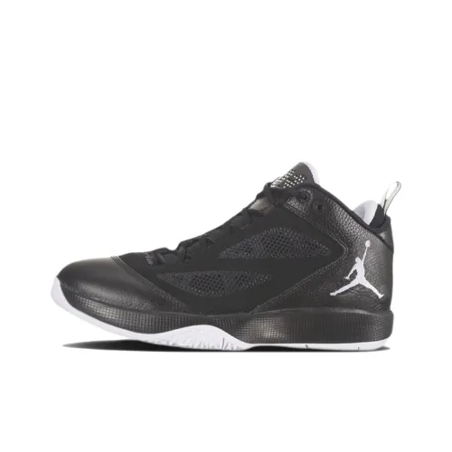 Jordan Air Джордан 2011 Устойчивый к истиранию MID Баскетбольные кроссовки Мужской Черный