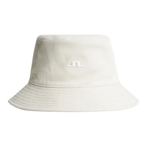 J.Lindeberg Хлопок Силикон Органический хлопок Эластан Шляпы ведра Женские Белые