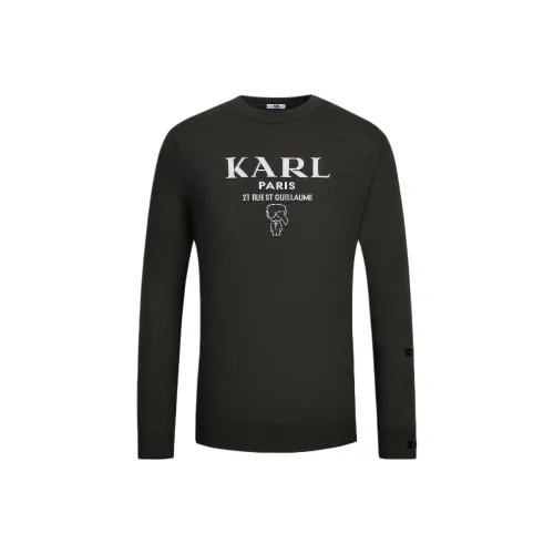 Karl Lagerfeld Свитер Мужской Зеленый