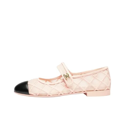 CHANEL Coco Туфли Мэри Джейн Розовые Женские