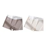 M1766-C Набор - Большой размер - Цветовые блоки - Кофейный + Шампанский (2 упаковки)