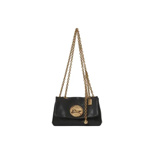 Chloe Chloé сумки Сумка из кожи буйвола Плечевая сумка Женская Черная