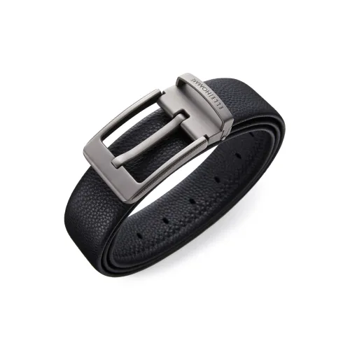 ELLE HOMME Ткань Коровья Кожа Модный Тренд Студенты Ремень Премиум Набор в Коробке Мужской Металлический Ширина 3,8 см