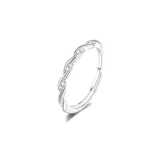 Обернутые кольца для пар "Love River" - женские