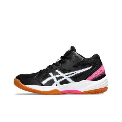 Asics Gel Task 3 Амортизация Износостойкий MID Топ Кроссовки для тренировок Женские Черный