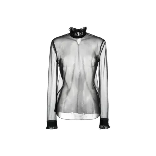 PHILOSOPHY DI LORENZO SERAFINI Черные Женские Рубашки