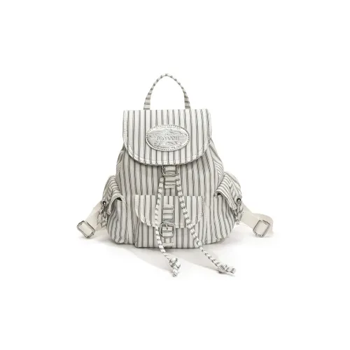 Rainbow Girl Нейлоновый Рюкзак Женские Полосы Цветочный