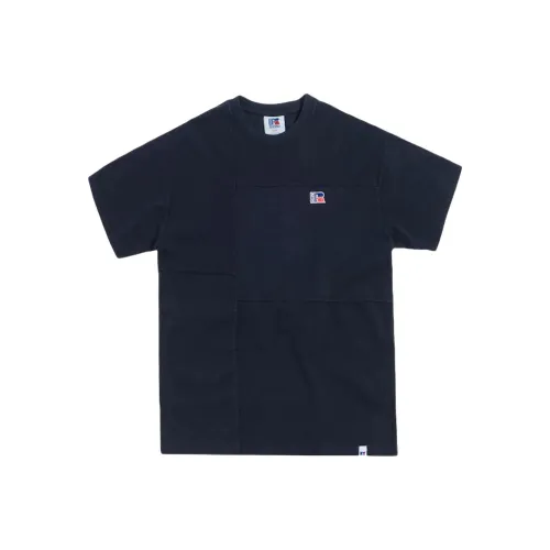 KITH x Russell Athletic Т-рубашка Мужская Темно-Морской Синий