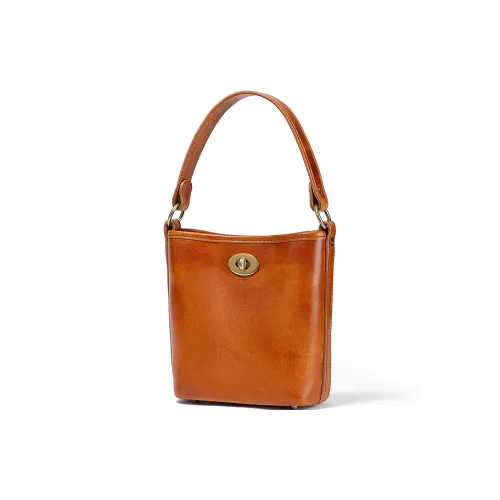 KAISER Коровья кожа Сумка через плечо Средняя Женская Коричневый Черный Кофейный