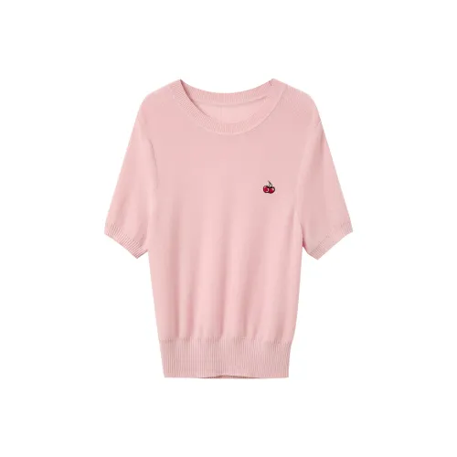 3COLOUR Розово-вишневый Женские Трикотаж