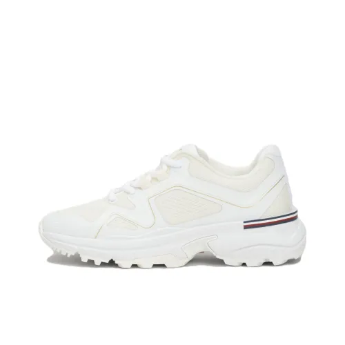 Tommy Hilfiger TRAINERS Беговые кроссовки Низкий Топ Бежевый Желтый Женский