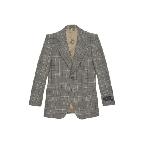 GUCCI FW22 Куртки и Пальто Мужской Серый